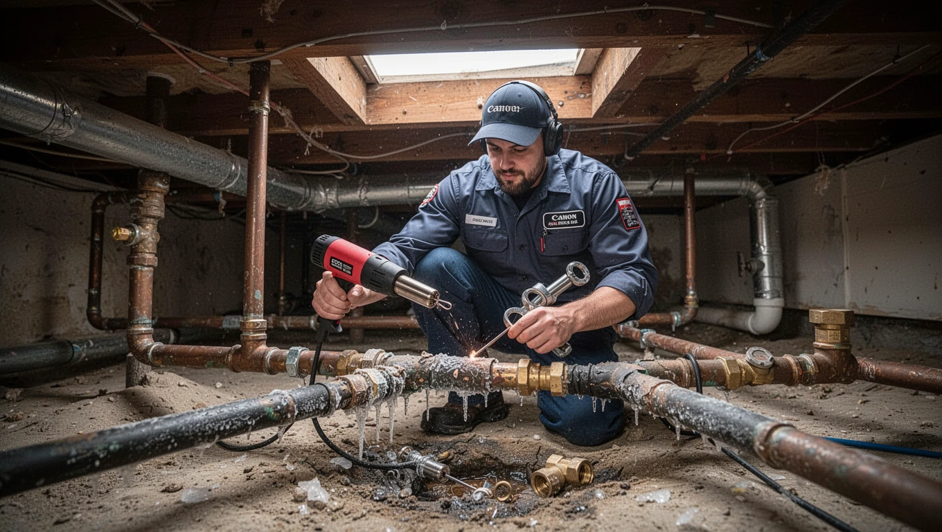 Frozen & Broken Pipe Repair