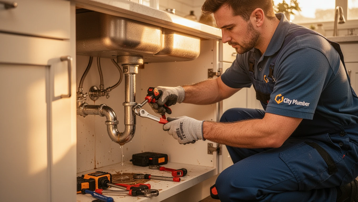 Leak Under Kitchen Sink Repair